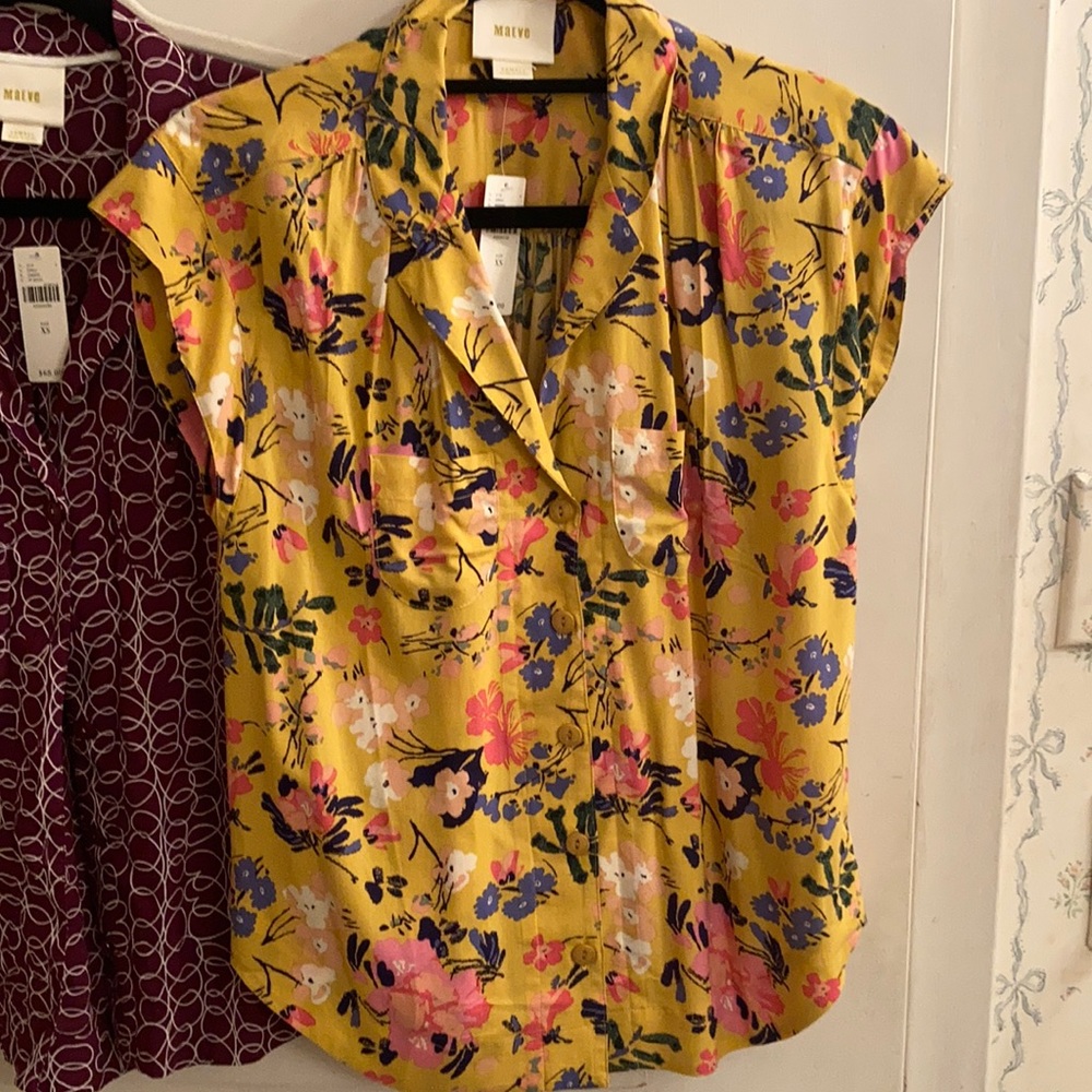 Anthro Maeve Blouse